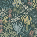 4172-27480 | Sea Salt, Everglades Dark Green Botanical - A-Street Wallpaper