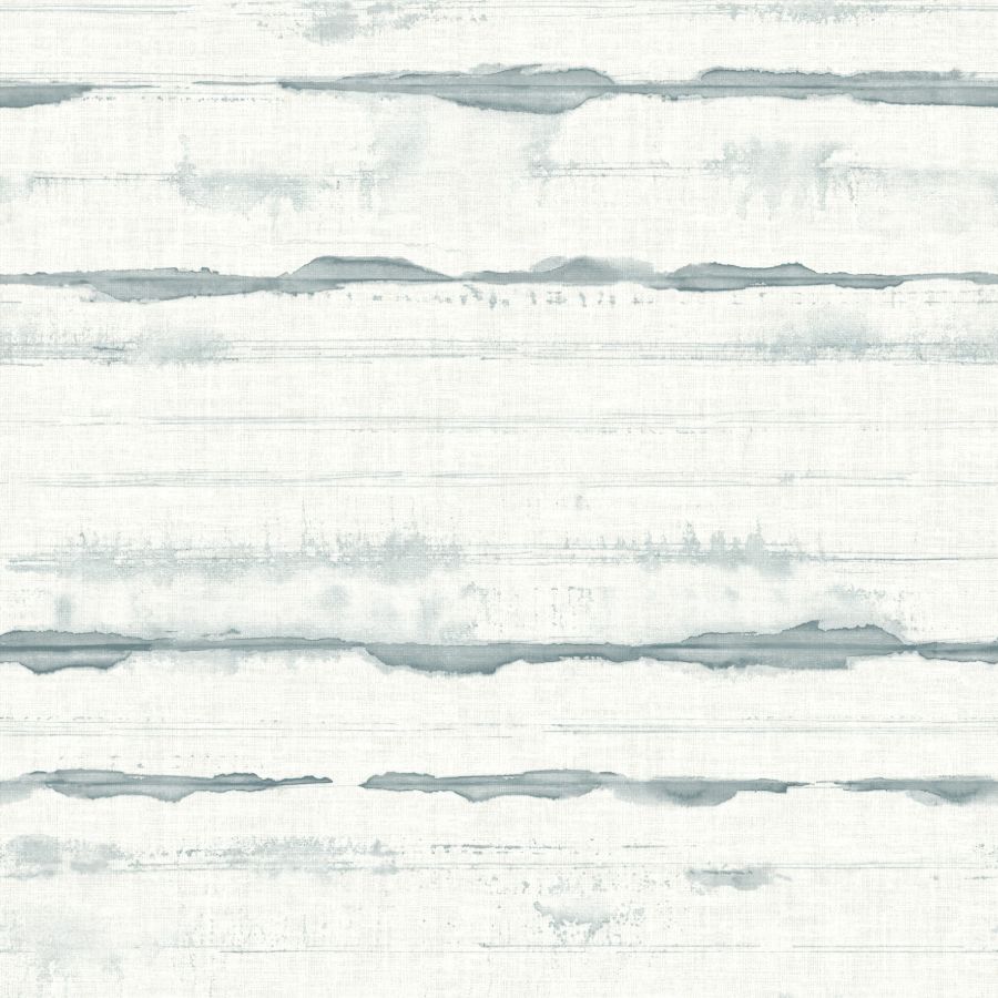 4172-27519 | Sea Salt, Destin Teal Stripe - A-Street Wallpaper