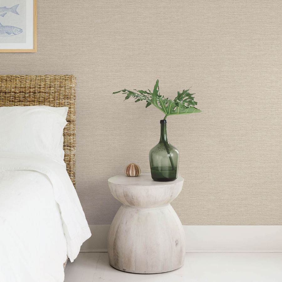 4172-27529 | Sea Salt, Malin Wheat Faux Grasscloth - A-Street Wallpaper