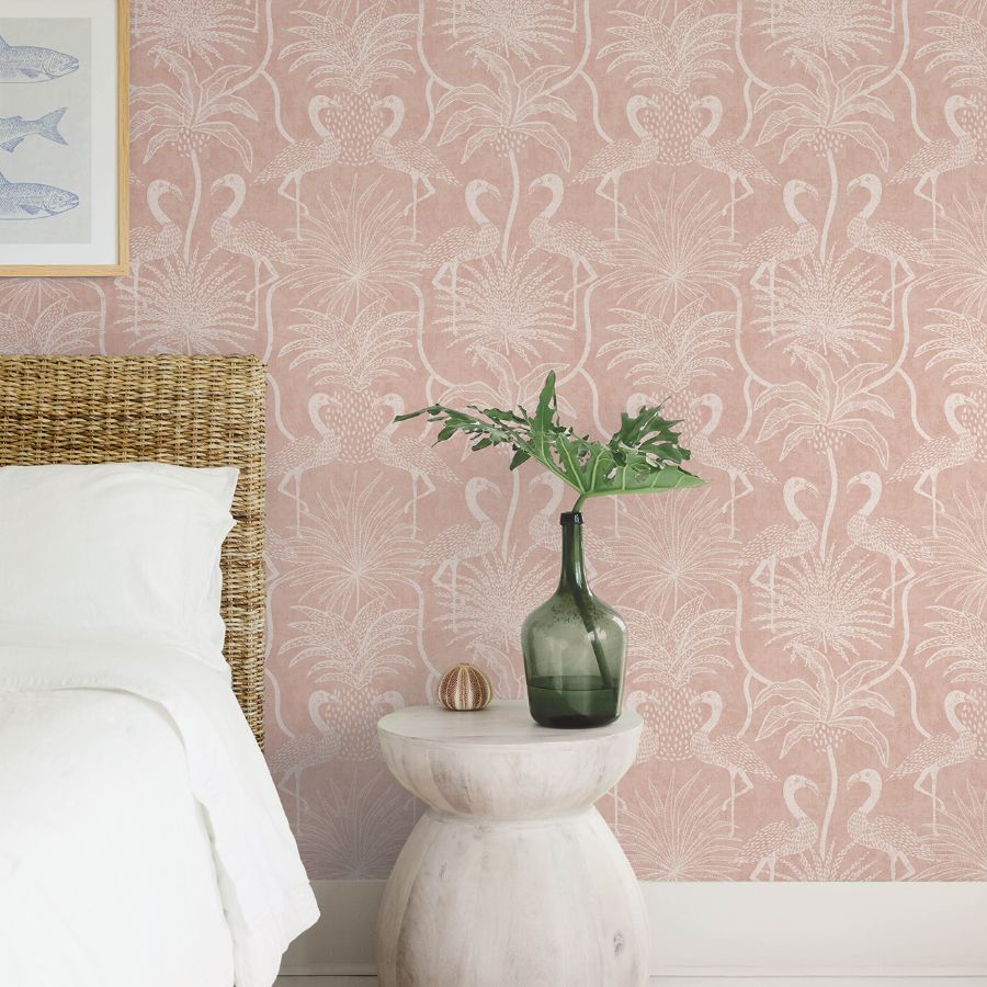 4172-82007 | Sea Salt, Biscayne Coral Flamingo Beach - A-Street Wallpaper
