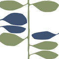 Zm2801 | Artisan Studio, Sculpted Vines Alpine & Ultramarine - York Wallpaper