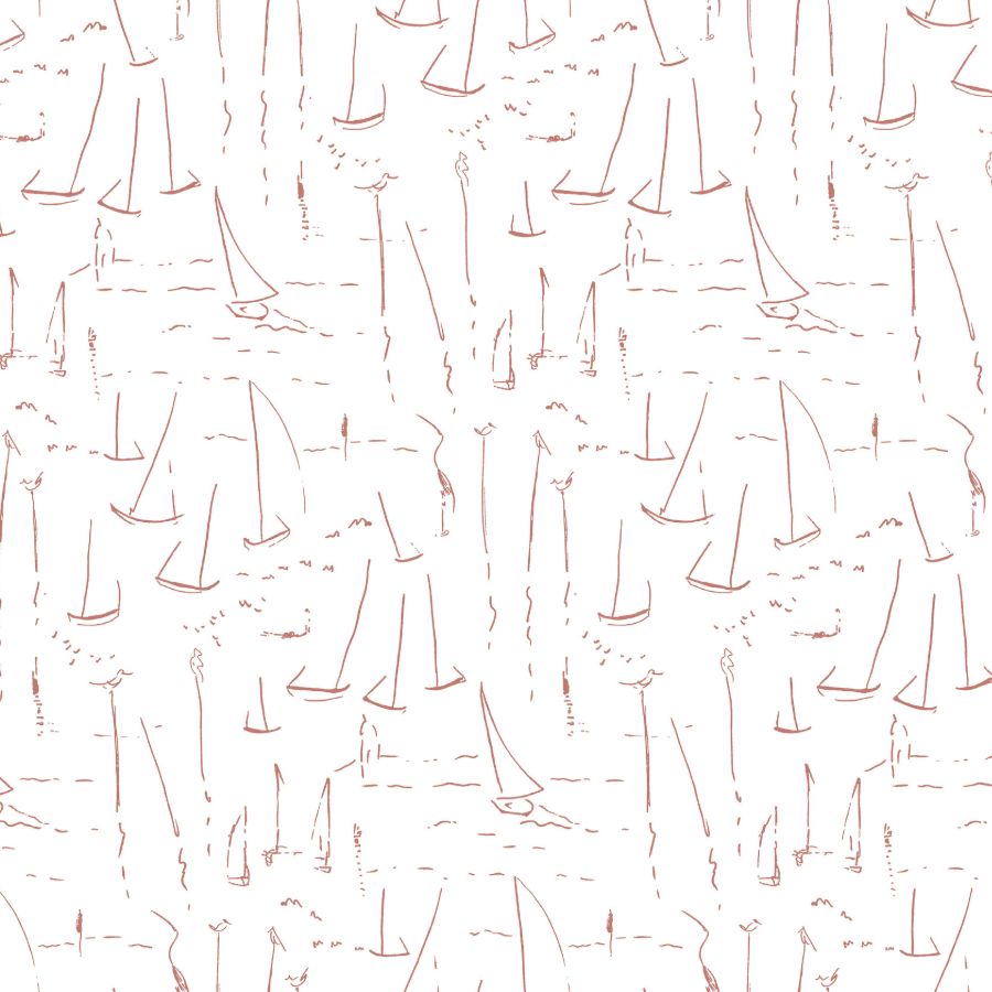 Zm2843 | Artisan Studio, Vermillion Coast Vermillion - York Wallpaper